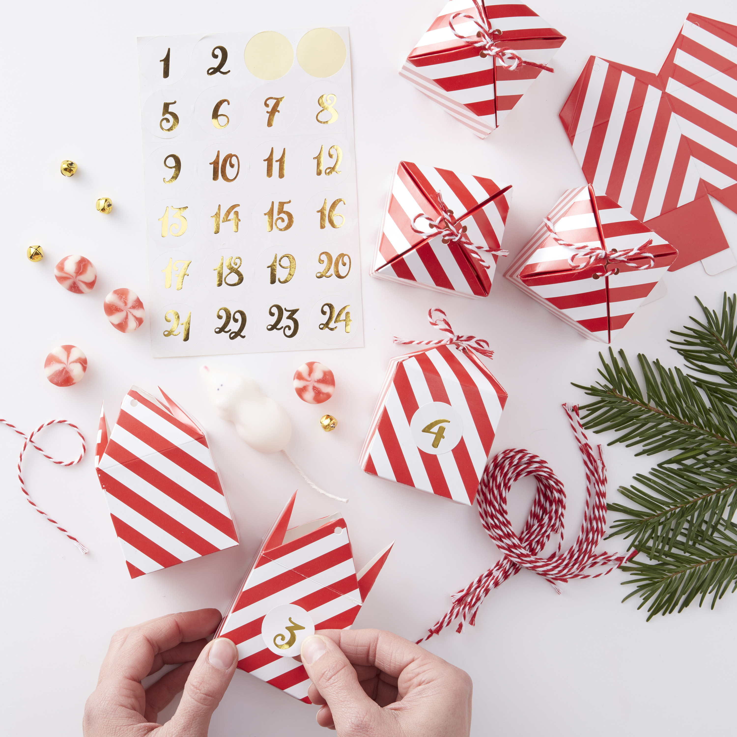 Make Your Own Christmas Advent Calendar Kit Ginger Ray
