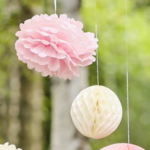 Tissue Paper Honeycomb Christmas Present Toppers | Ginger Ray